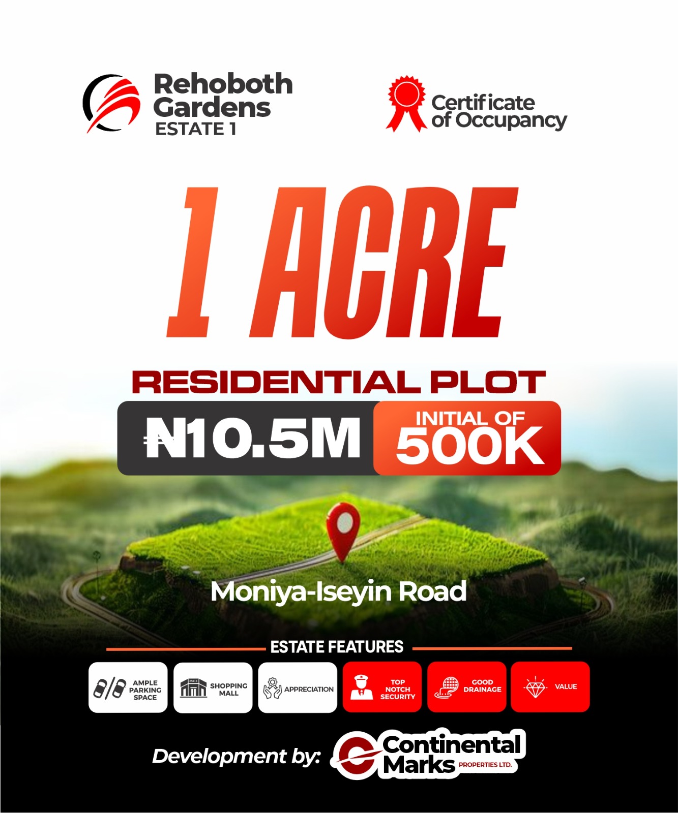 One Acre Residential Land