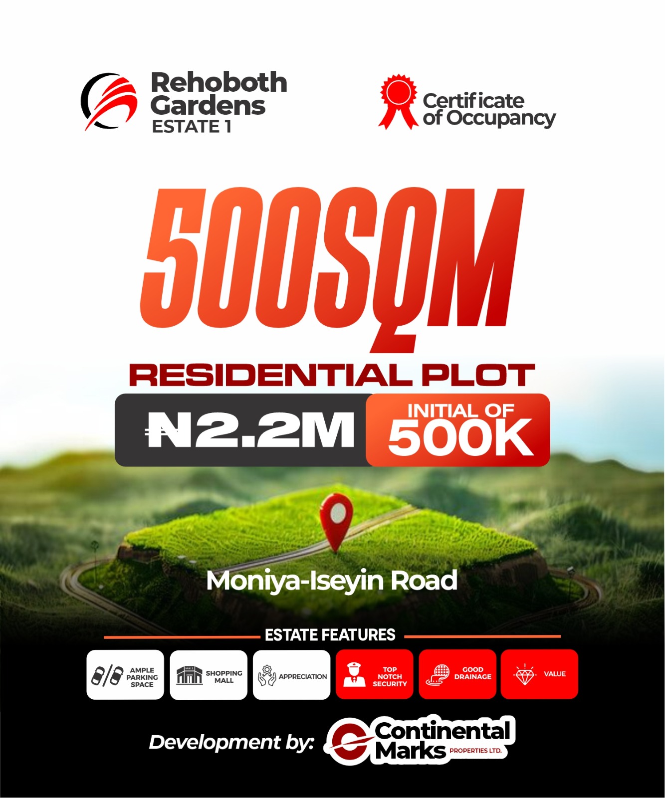 500sqm Residential Plot